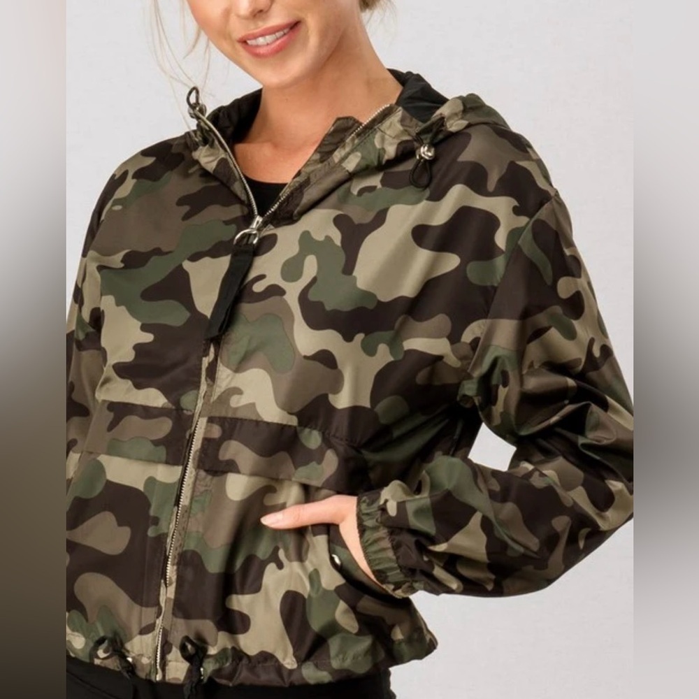 Love Tree Camouflage Bomber Jacket
